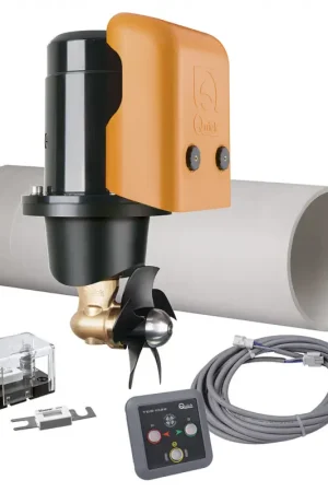 Kit Completo Elica BTQ 125-30 - Elica di Prua 12V con Tunnel, Comando Joystick, Prolunga e Fusibili, Protezione Termica e Inversione di Spinta Programmata Subito Disponibile