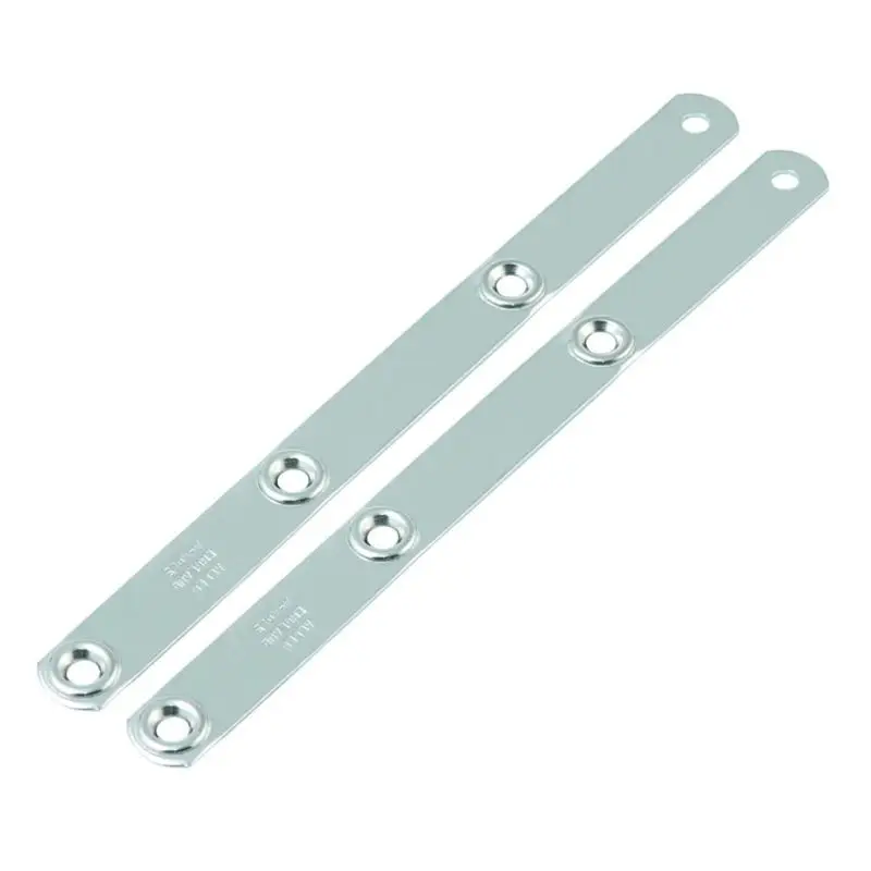 Piastra attacco sartie Allen in acciaio inox 316 - Lunghezza 194mm, Larghezza 16mm, Spessore 2mm, Distanza fori 57mm - Paio per Nautica e Vela Nuova Collezione