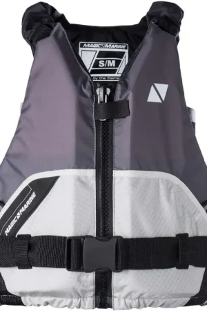 Aiuto al galleggiamento Wave con cerniera anteriore GRIGIO taglia XS/S - 30-40 kg Magic Marine per Vela e Nautica Nuova Collezione
