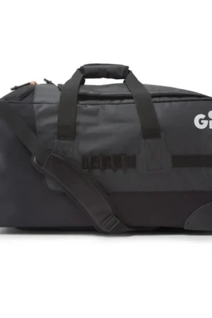 Borsone Cargo Gill Marine da 90 litri con ruote - Capacità ampia, cerniera bidirezionale e scomparto ventilato laterale, ideale per la nautica e le attività all'aperto. Scelto Dai Clienti