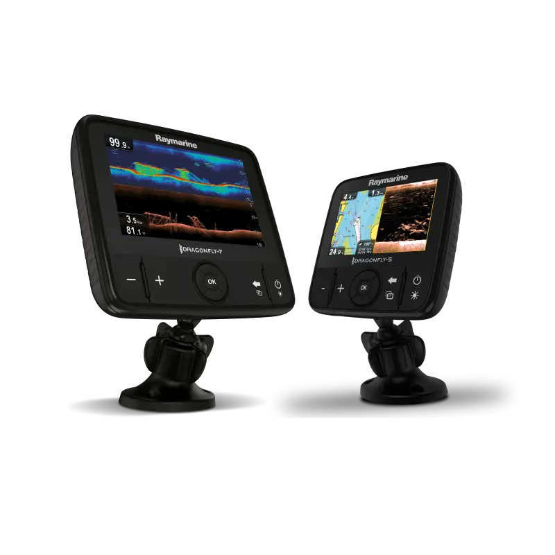 Prezzo Ridotto Ecoscandaglio Raymarine Dragonfly 5PRO - 7PRO 5" CHIRP/GPS combo con DownVision e Sonar Tradizionale, Display LCD Luminoso, Tecnologia Wi-Fish, Adatto a ogni Condizione Meteo