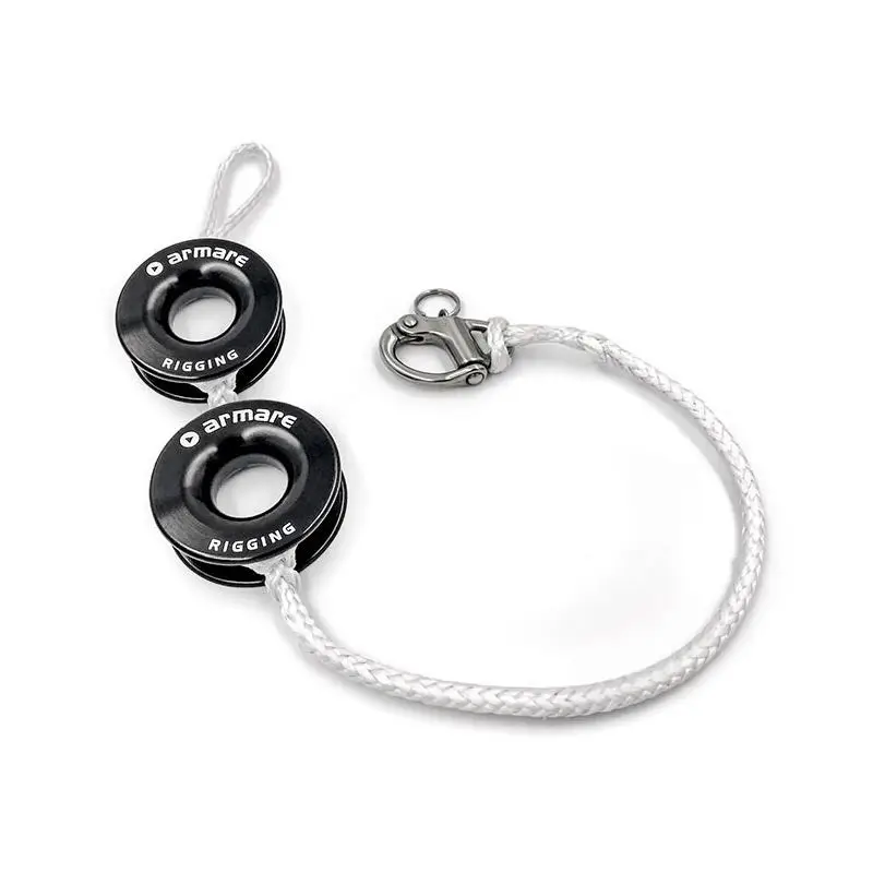 Bozzello doppio con cima Dyneema® SK99 impiombata e anello basso attrito Acquista Ora