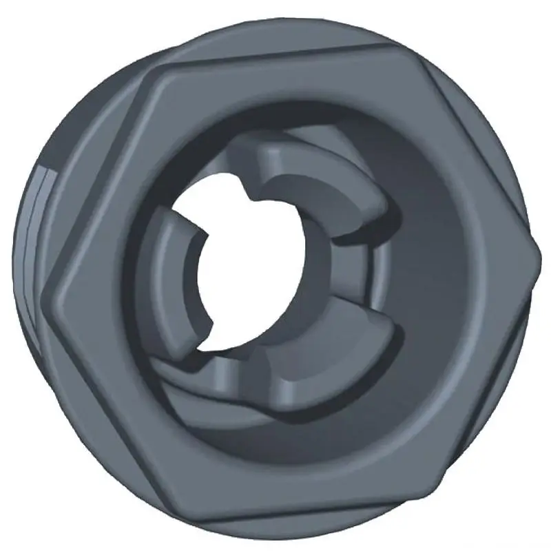 Non Perdere Clip Standard 20 mm - Fissaggio Invisibile in Nylon Nero per Pannelli in Legno, Metallo e Resina - Facile Installazione