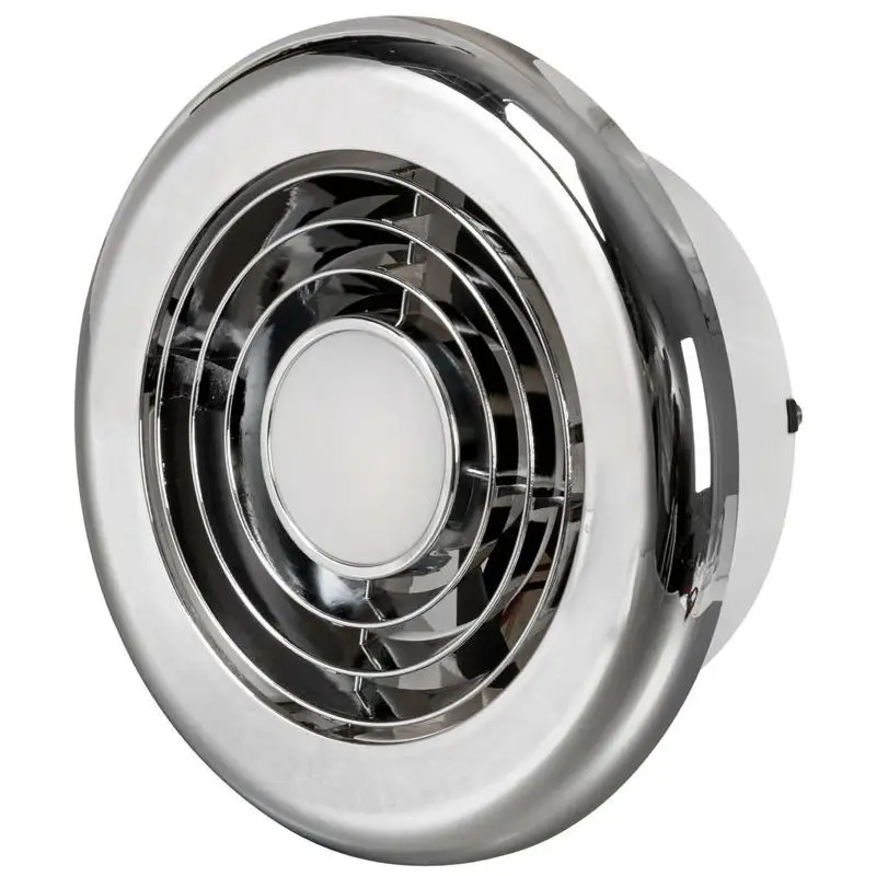 Compra Oggi Stesso Faretto con Aspiratore 12V Osculati - Aspiratore Compatto con Luce LED per Bagni e Cucine, Doppia Ghiera in ABS Bianco o Cromato
