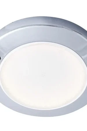 Plafoniera LED Cromata a Filo Saturn in ABS con Lente in Policabonato Satinato per Imbarcazioni - Batsystem A Buon Prezzo