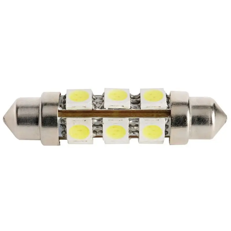 Lampadine LED a Siluro 44 mm con Irraggiamento 360° 3000K - Confezione da 2 Pezzi per Nautica Offerta Speciale