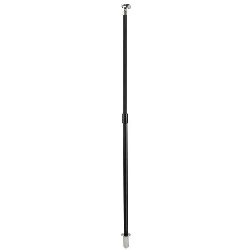 Ultima Occasione Asta Telescopica per Doccia in Alluminio Anodizzato Nero con Accessori in Acciaio Inox - Orientabile e Leggera per Barche - Ideale per Plancetta di Poppa e Abbinamenti a Docce Adriana e Keji II