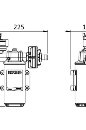 Promozione Esclusiva Autoclave automatica a controllo elettrico 3.5 bar 46 l/m, pompa autoadescante con ingranaggi in PEEK, corpo in ottone nichelato, protezione cortocircuito e sovratensioni.