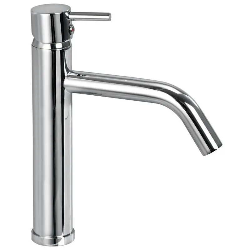 Rubinetto Jessie alto in ottone cromato H 215 mm per lavabo sporgente da applicare sul piano Scelto Dai Clienti