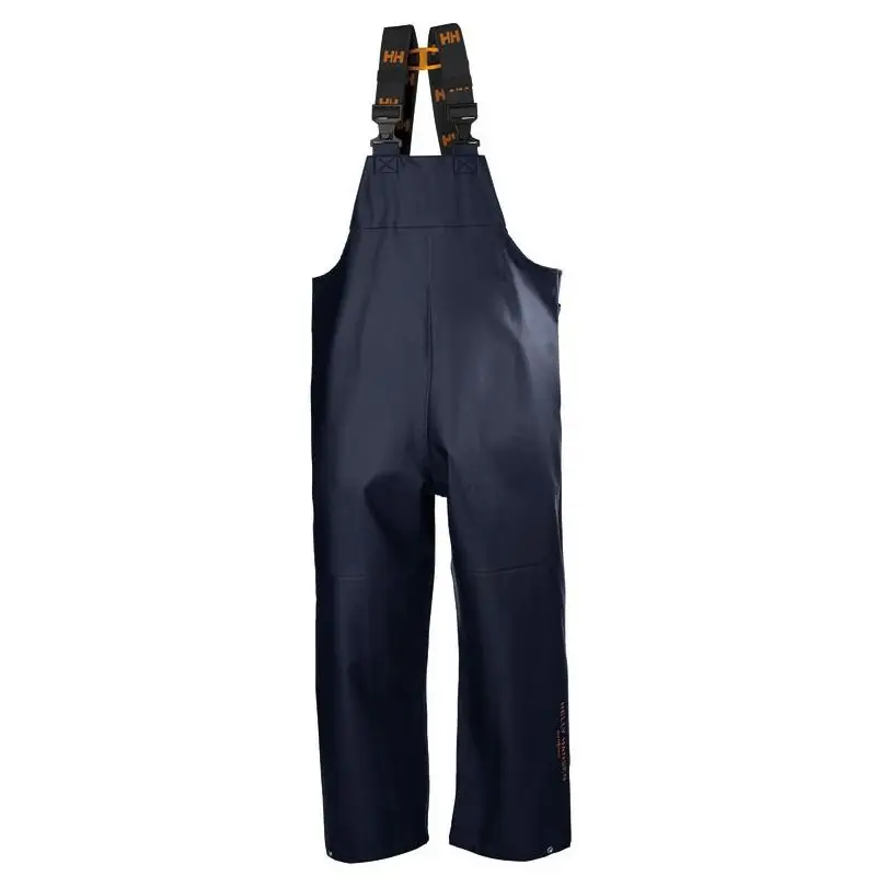 Bestseller Salopette Impermeabile Professionale Helly Hansen HH Gale Rain BIB Navy per Vela e Nautica con Bretelle Elastiche e Cerniera YKK®