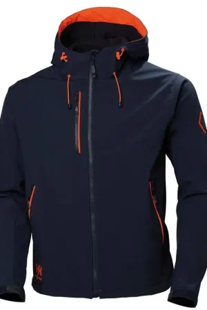Giacca Softshell Capuchon HH Chelsea Evo Navy 2XL - Impermeabile, Traspirante e Windstopper con Helly Tech® Performance per la Nautica e Vela Ultima Occasione
