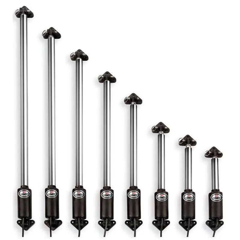 Prezzo Di Fabbrica Attuatore Elettrico Lineare LENCO 940/1550 mm 24V - Potente fino a 225 kg con Spina Inossidabile e Sistema di Frizione per Nautica
