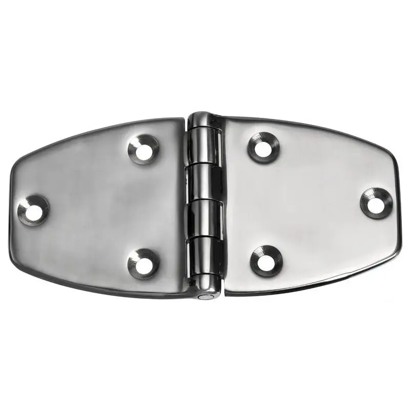 Cerniera Inox Trapezoidale 153x75x3,6mm in Acciaio AISI 316 Lucidato a Specchio per Barche e Nautica - Alta Resistenza e Qualità Professionale Promozione
