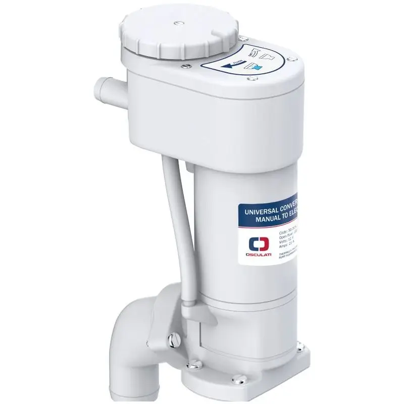 Kit Elettrificazione 12V per WC Manuale - Compatibile con JABSCO, Osculati e Altre Marche Nautiche Pagamento Sicuro