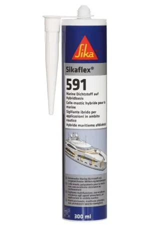 Sigillante a Polimeri Sikaflex 591 Bianco 300 ml - Sigillante Elastico per Barche, Resistente alle Vibrazioni e Privo di Isocianati Ordina Subito