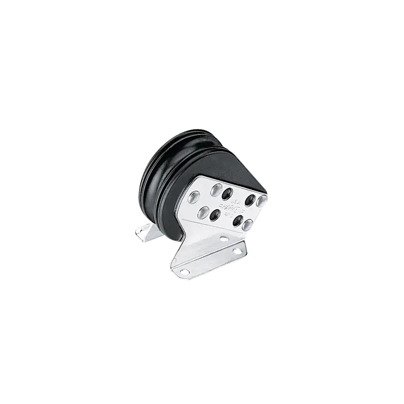 Popolare Bozzello Verticale Harken 57 mm - Compatto e Leggero per Veloci Recuperi e Rilasci su Derive, Catamarani e Piccole Barche da Regata e Crociera