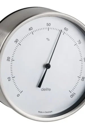 Igrometro Clausen in Acciaio Inox Satinato con Sistema di Fissaggio a Parete per Vela e Nautica Pagamento Sicuro
