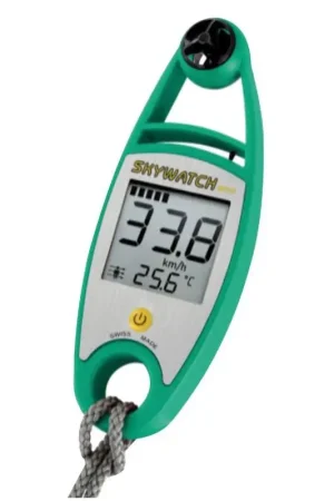 Bestseller Anemometro portatile Skywatch Wind - Misurazione veloce e precisa della velocità del vento e della temperatura ideale per appassionati di nautica e vela