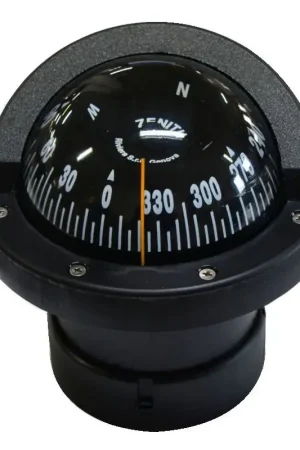 Bestseller Bussole ad incasso RIVIERA Zenith SLIM 3" BZ1-2022 - Modello Nero e Rosa, Design Compatto per Nautica