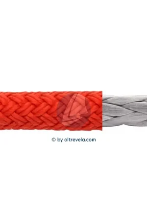 Bobina 100 metri doppia treccia Dyneema SOFTGRIP Ø6mm rosso Miglior Prezzo