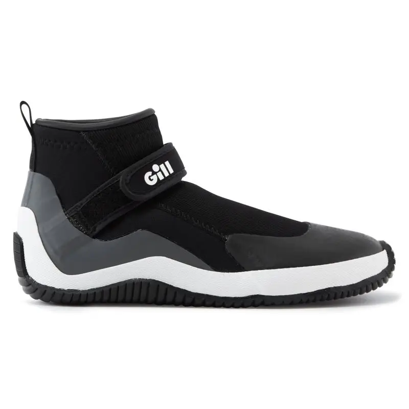 Scarpette Aquatech Gill Marine in Neoprene con Grip Ottimale e Chiusura Regolabile - Nero/Grigio per Nautica e Vela Affare