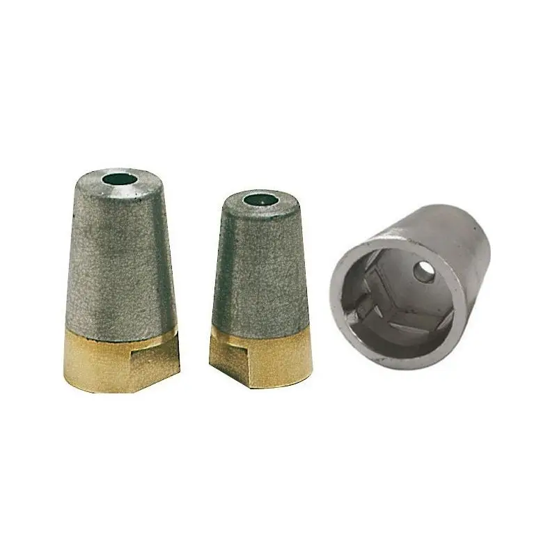 Anodo in Alluminio per Assi da 50 mm con Esagono Interno in Ottone - Tecnoseal per Protezione della Carena nautica Bestseller