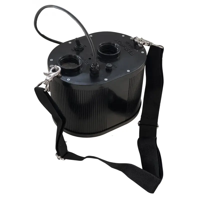 Gonfiatore Elettrico Scoprega GE 900 - Sgonfiatore 230V con Pressione Massima 170 mbar e Potenza 600W, Completo di Tubi e Raccordi per Barche e Attività Nautiche Spedizione Espresso