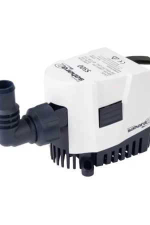 Pompa Sentina Automatica Sahara MK2 S1200 12V - Portata 4140 lt/h con Interruttore a Galleggiante e Valvola di Non Ritorno - Ideale per Barche a Vela e Nautica Quantità Limitata