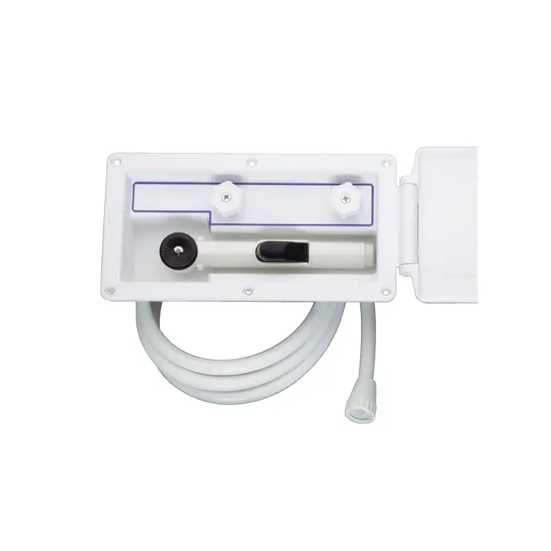 Ordina Subito Contenitore Doccia da Ponte Attwood - Porta Doccia Con Tubo Flessibile, Doccetta e Comandi Caldo/Freddo per Installazione a Filo