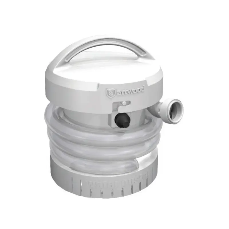 Pompa Portatile WaterBuster Attwood - Svuotamento Acquari, Pozzetti, Barche, Gommoni, Kayak - Portata LT/H 757 - Uscita Ø 3/4 - Funzionamento con Batterie D Prezzo Conveniente