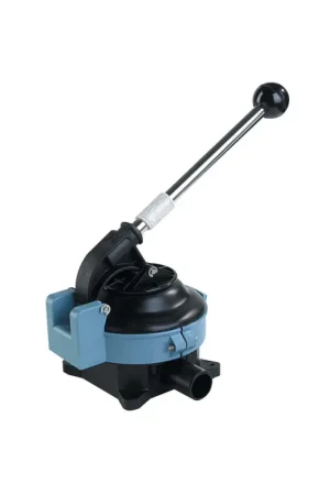 Pompa a Mano Whale Gusher Titan HD - Portata 105 LT/MIN - Uscita Ø 38 MM - Polipropilene Resistente e Leggero con Membrana in Neoprene e Maniglia Rimovibile Spedito Oggi