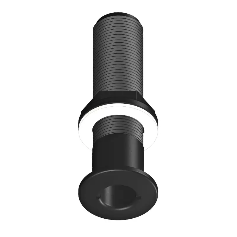 Ultime Pezzi Passascafo Nero Filet 1 1/4 - L. 140mm in Nylon Rinforzato con Fibra di Vetro - Resistente agli Agenti Chimici e ai Raggi UV