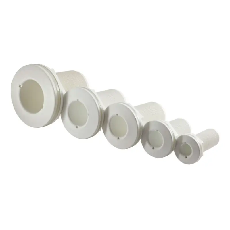 Offerta Passascafo Bianco Filettato 1 1/4" - Alta Resistenza in Nylon Rinforzato con Fibra di Vetro per Scafi Nautici - Trudesign