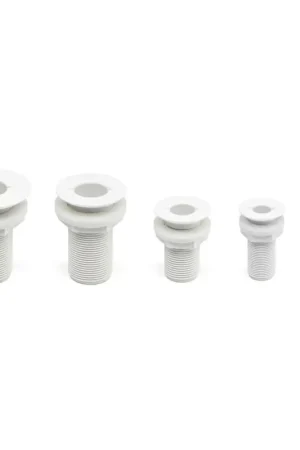 Bestseller Passascafo Incasso 1 1/2 Bianco in Nylon Rinforzato con Fibra di Vetro - Resistente a Corrosione e Raggi UV per Barche e Nautica