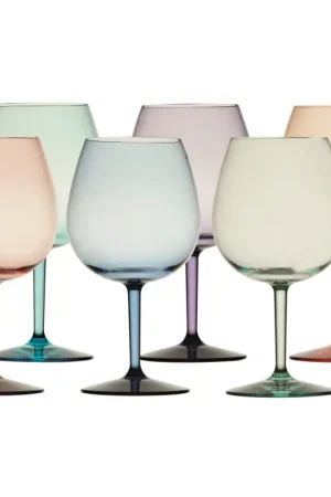 Offerta Del Giorno Bicchieri Baloon Serie Party - Set da 6 Pezzi in Ecozen Ultra Resistente e Lavabile in Lavastoviglie per la Nautica e Occasioni Speciali