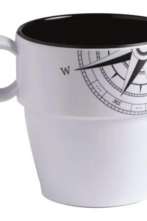 Subito Disponibile Mug Serie Lombok - Set di 6 Tazze Mug in Melamina BPA Free con Anello Antiscivolo - Lavabili in Lavastoviglie