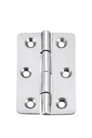 Compra Online Cerniera Inox AISI 316 Lucidato a Specchio 50x76,5 mm - Spessore 3 mm per Barche e Nautica