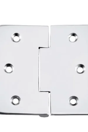 Cerniera Inox 127x127 mm - Spessore 4 mm in Acciaio Inox AISI 316 Lucidato a Specchio per Barche e Nautica Sconto