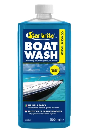 Detergente per Barche Starbrite 500ml - Pulizia Efficace per Scafi, Coperte e Cromature, Formula Biodegradabile e Senza Residui Nuovo Arrivo