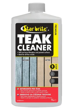 Scelto Dai Clienti Detergente Teak 3,8L - Pulitore Sicuro per Legni Pregiati senza Carta Vetrata - Starbrite
