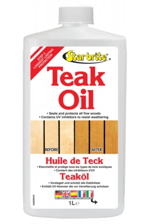 Soddisfatti O Rimborsati Olio di Teak 1lt - Protezione e Bellezza per Legni Pregiati, Asciugatura Rapida - Starbrite