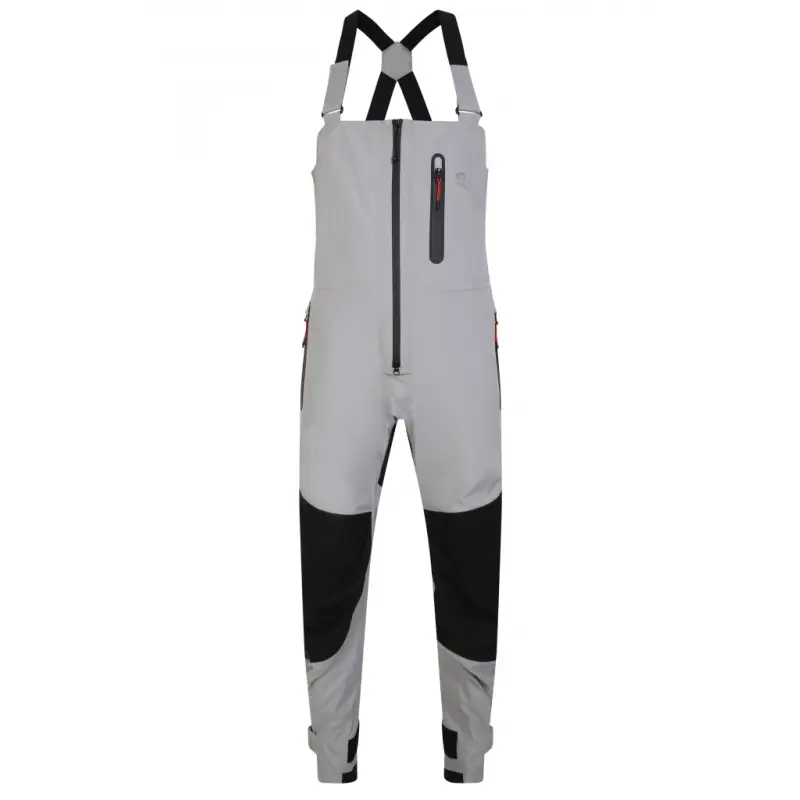 Esclusivo Salopette Coastal Grigia TG. M - Impermeabili e Antivento, Hi-fit Traspiranti con Pannelli di Rinforzo e Spallacci Regolabili per Vela e Nautica