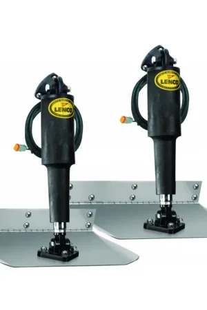 Correttori d'Assetto Standard 229x457 mm per Scafi da 6,6 a 9 m - Kit Completo in Acciaio Inox con Cilindri e Alettoni Resistenti alla Corrosione Offerta Lampo