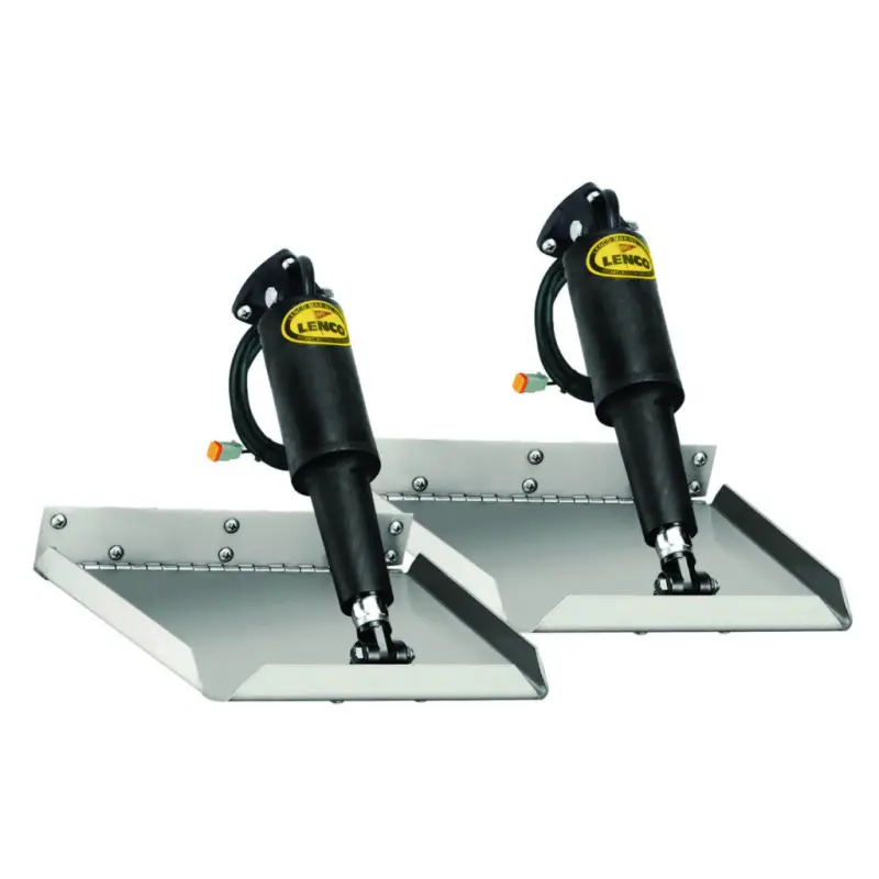 Super Prezzo Correttori d'Assetto Edge MM305x229 per Scafi da 5 a 6,5 m - Kit Completo in Acciaio Inox con Cilindri e Alettoni Resistenti alla Corrosione