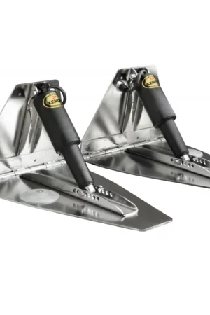 Ultimissimo Modello Correttori d'Assetto High Performance HP - Kit Completo MM457x305 per Scafi da 8 a 12 metri - Acciaio Inox Elettrolucidato con Design Ottimizzato per Motori Veloci