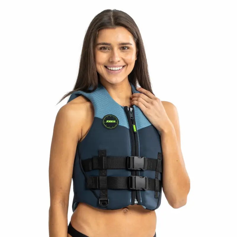 Giubbotto Neo Vest Donna Blu TG.S - Giubbotto di Sicurezza con Aiuto al Galleggiamento 50 N in Neoprene, Model 2023, Perfetto per la Nautica e Sport Acquatici Pagamento Sicuro