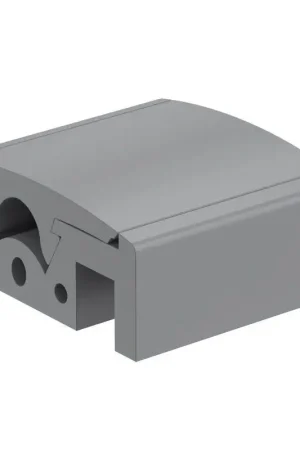 Profilo Parabordo QBE 90 Grigio RAL 7047 in PVC con Fissaggio Inox - Protezione Elegante e Resistente per Imbarcazioni di Qualsiasi Tipo Prezzo Ridotto