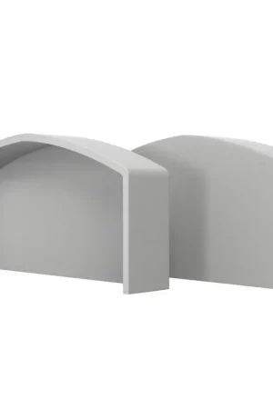 Occasione Imperdibile Terminale QBE 65 Grigio RAL 7047 in PVC con Fissaggio Inox - Elegante e Resistente per Chiusure a Sandwich e Boxed per Imbarcazioni