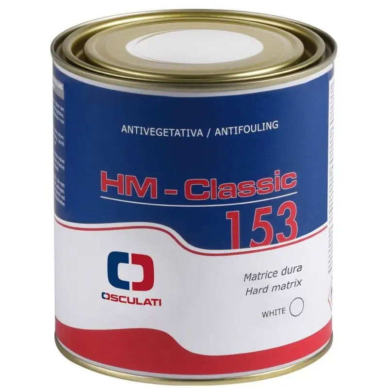 Antivegetativa Classic 153 Bianca 0,75 l - Protezione Duratura per Scafi di VTR, Alluminio e Legno, Esente da Rame, Resa Fino a 9 m2/l, Ideale per Stagione Nautica Compra Oggi Stesso