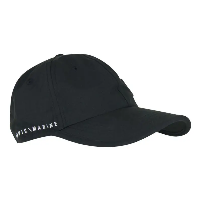 Cappellino Sailing Traspirante Magic Marine Nero con Regolazione Velcro e Visiera Ricurva - 100% Poliestere, Asciugatura Rapida Popolare